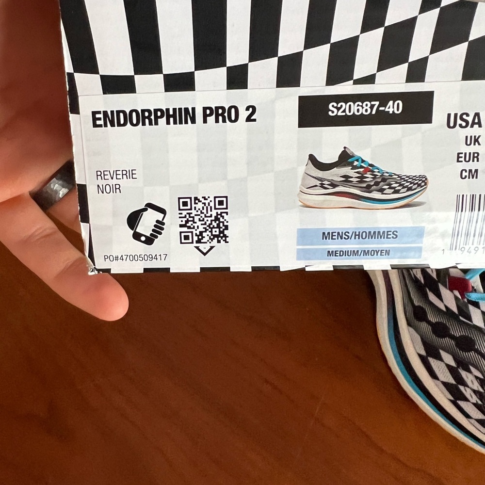 Mens Saucony ENDORPHIN PRO 2 - Running Shoe Retail $200 / S20687-40 - Picture 7 of 7